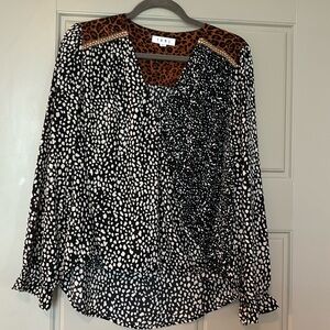 THML leopard print top